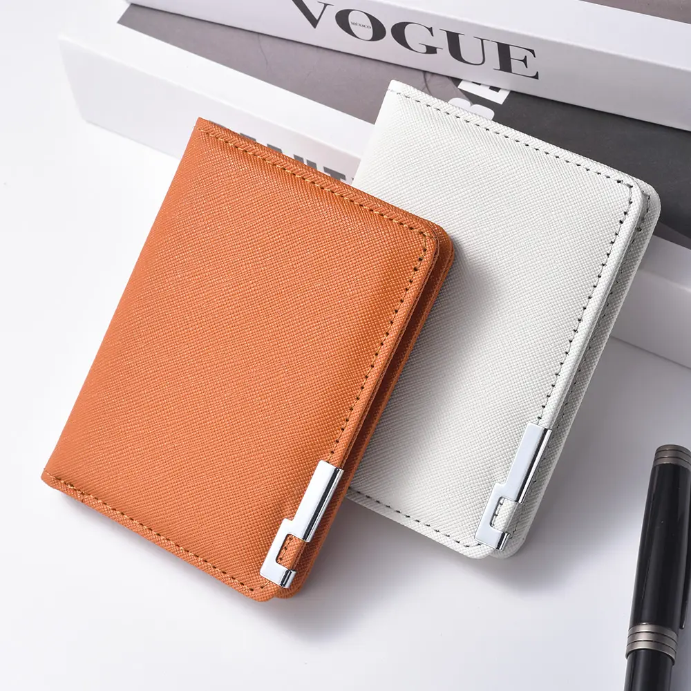New Fashion Men's Wallet Vertical Short Business Multi-card Slot Holder Tight Men's Wallet