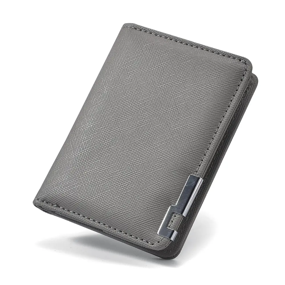 New Fashion Men's Wallet Vertical Short Business Multi-card Slot Holder Tight Men's Wallet