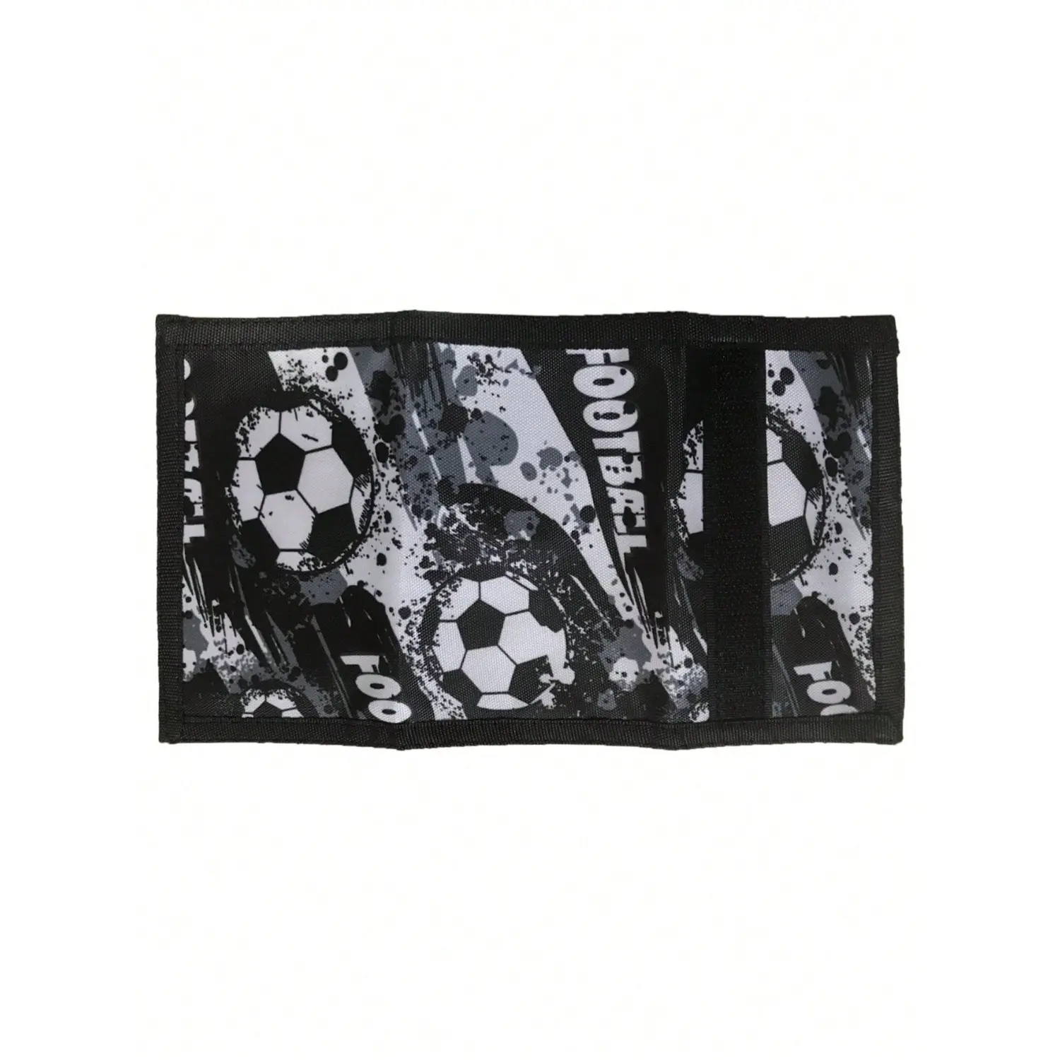 Soccer Football Print Kids Wallets Boys Slim Wallet Trifold Sports with Travel Coin Purse Cards Holder Children's Gifts