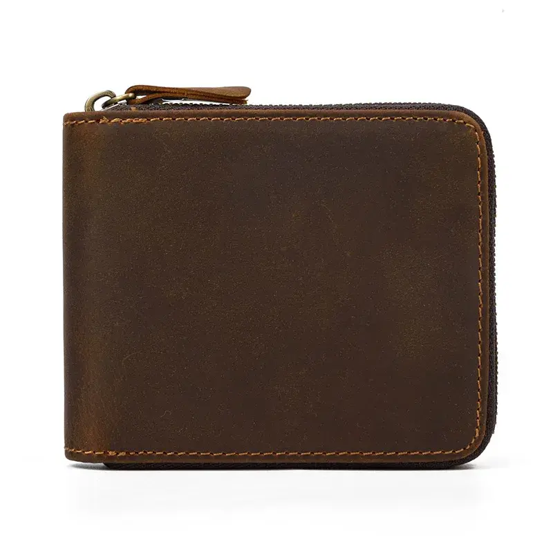New Fashion Business Men's Alligator Wallets Cow Crazy Horse Genuine Leather Organizer Wallet Boy Brand Luxury Card Holder Purse
