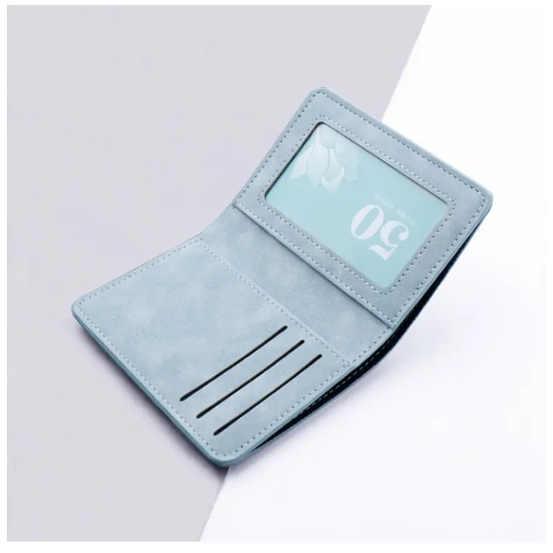 New Fashion Wallet ID Credit Card Holder Wallet for Men Women Multi-Card BagHolder Two Fold Small Wallet Coin Purse Dropshipping