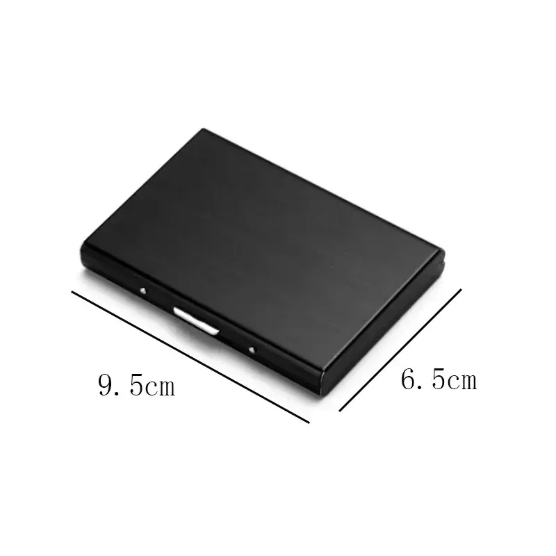 1pc Card Holder Men RFID Blocking Aluminum Metal Slim Wallet Money Bag Anti-scan Credit Card Holder Thin Case Small Male Wallet