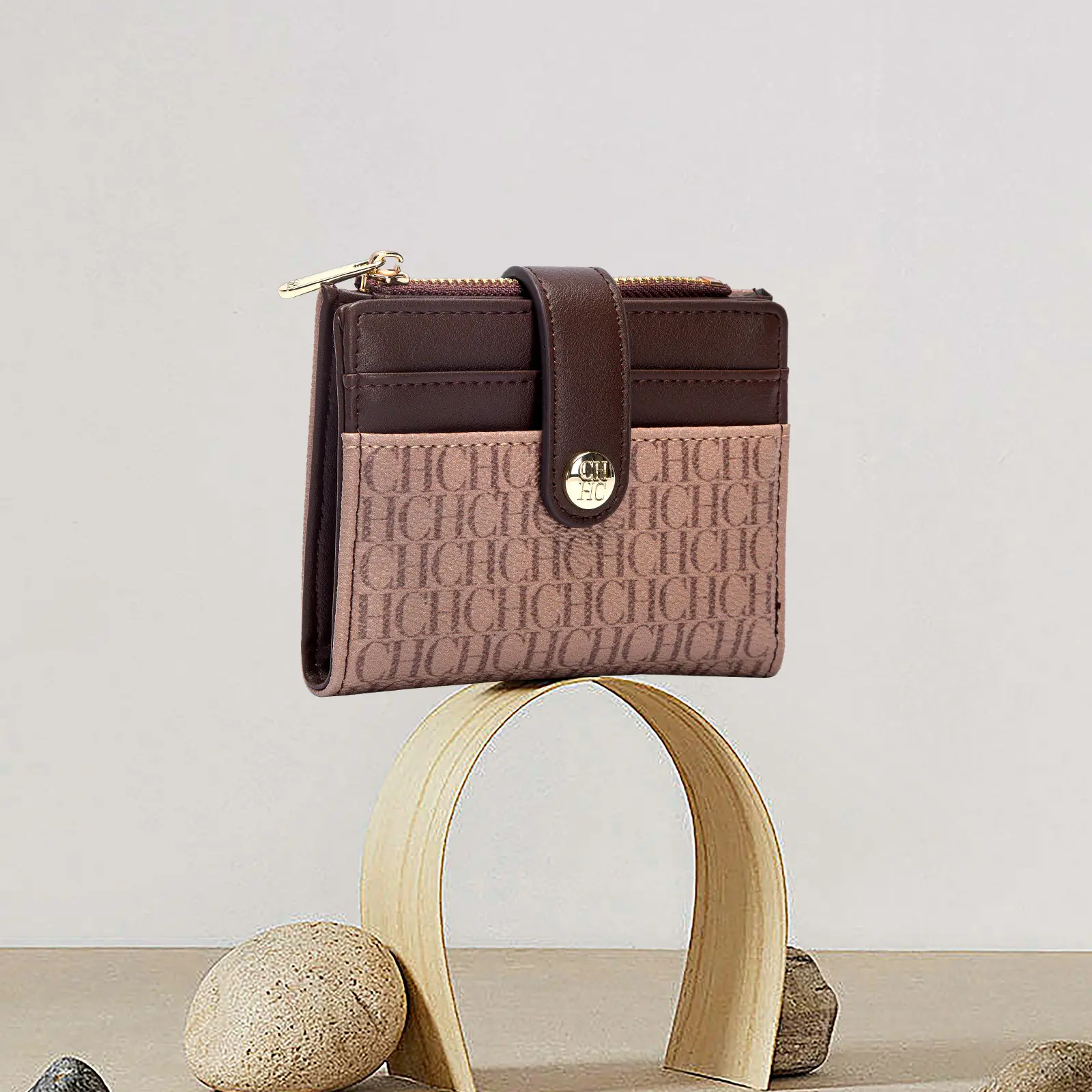 Multi-color Classic Retro Fashion Unisex Wallet Simple Alphabet Printing Portable Coin Purse Card Case