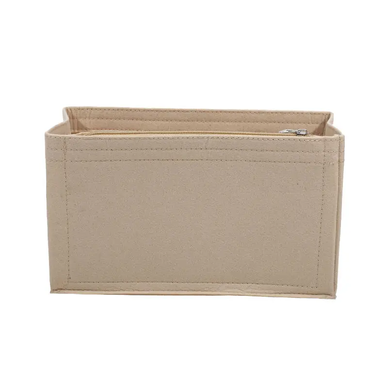 Portable Felt Insert Organizer For Bags Accessories Mini Tote Bag Womens Handbag Inner Purse Travel Cosmetic Liner Bag