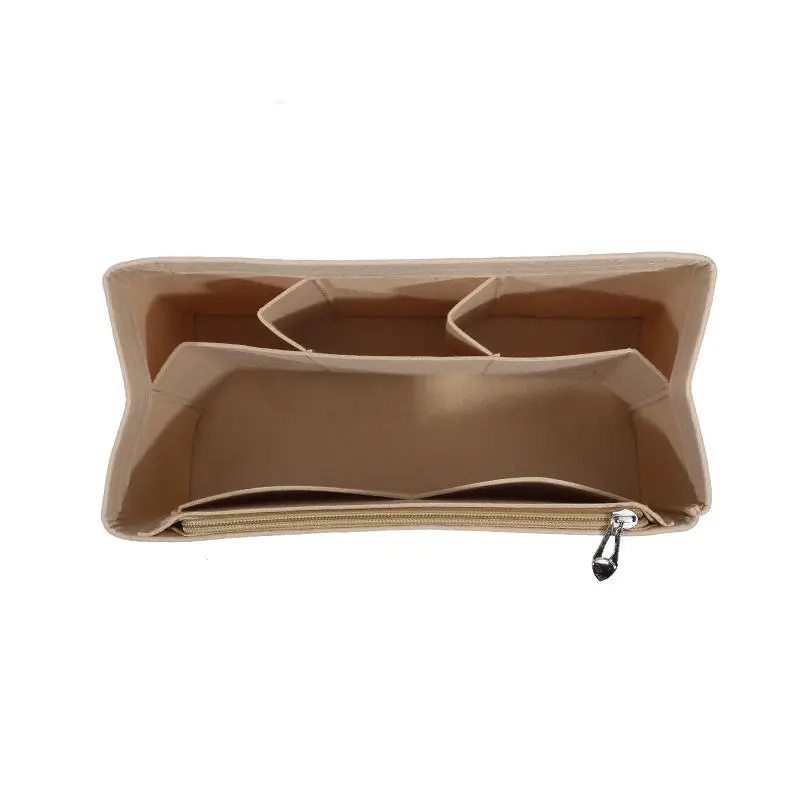 Portable Felt Insert Organizer For Bags Accessories Mini Tote Bag Womens Handbag Inner Purse Travel Cosmetic Liner Bag