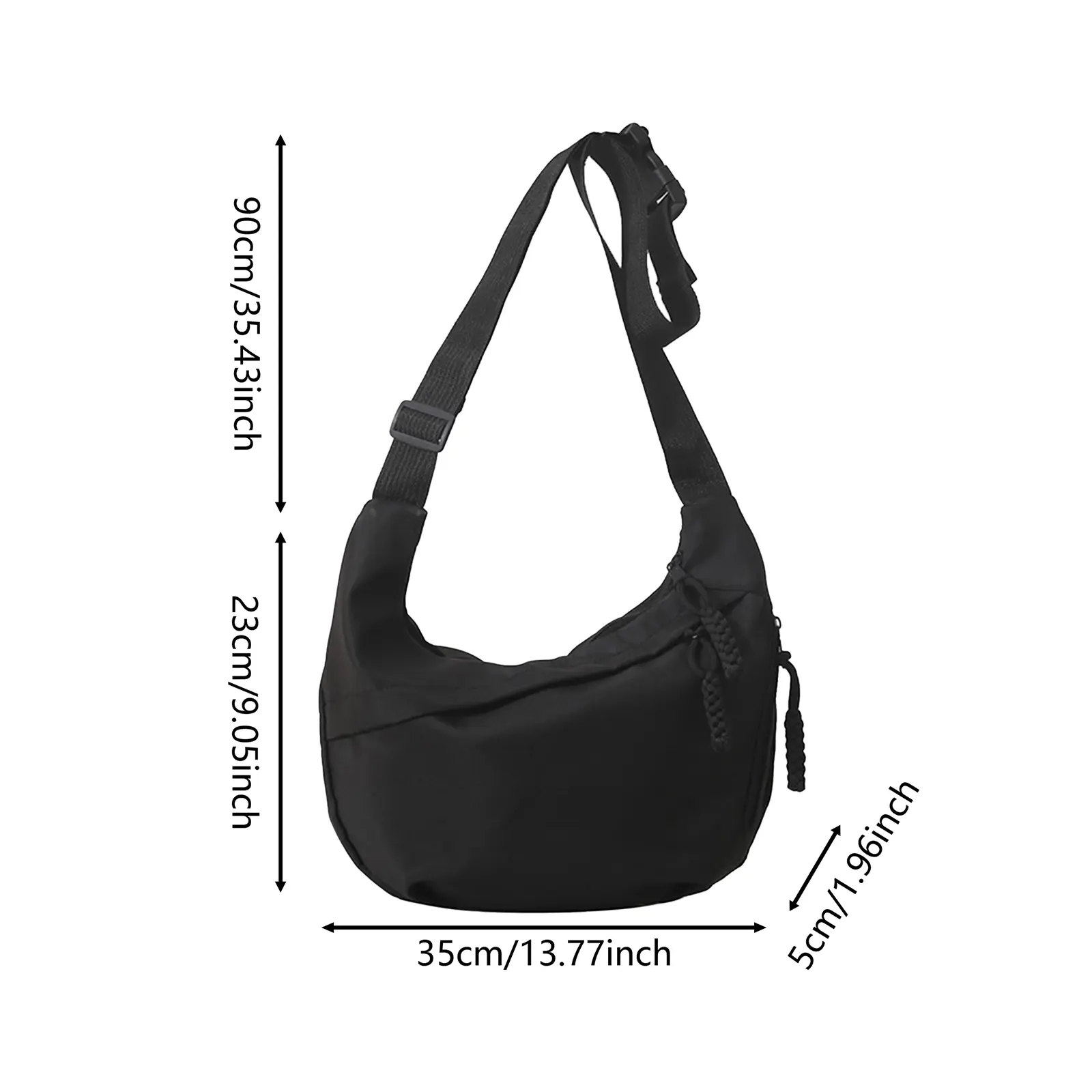 Fashion Single Shoulder Bags for women Oxford Cloth Crossbody Bags Large Capacity Commuting Crossbody Bag for Office Workers