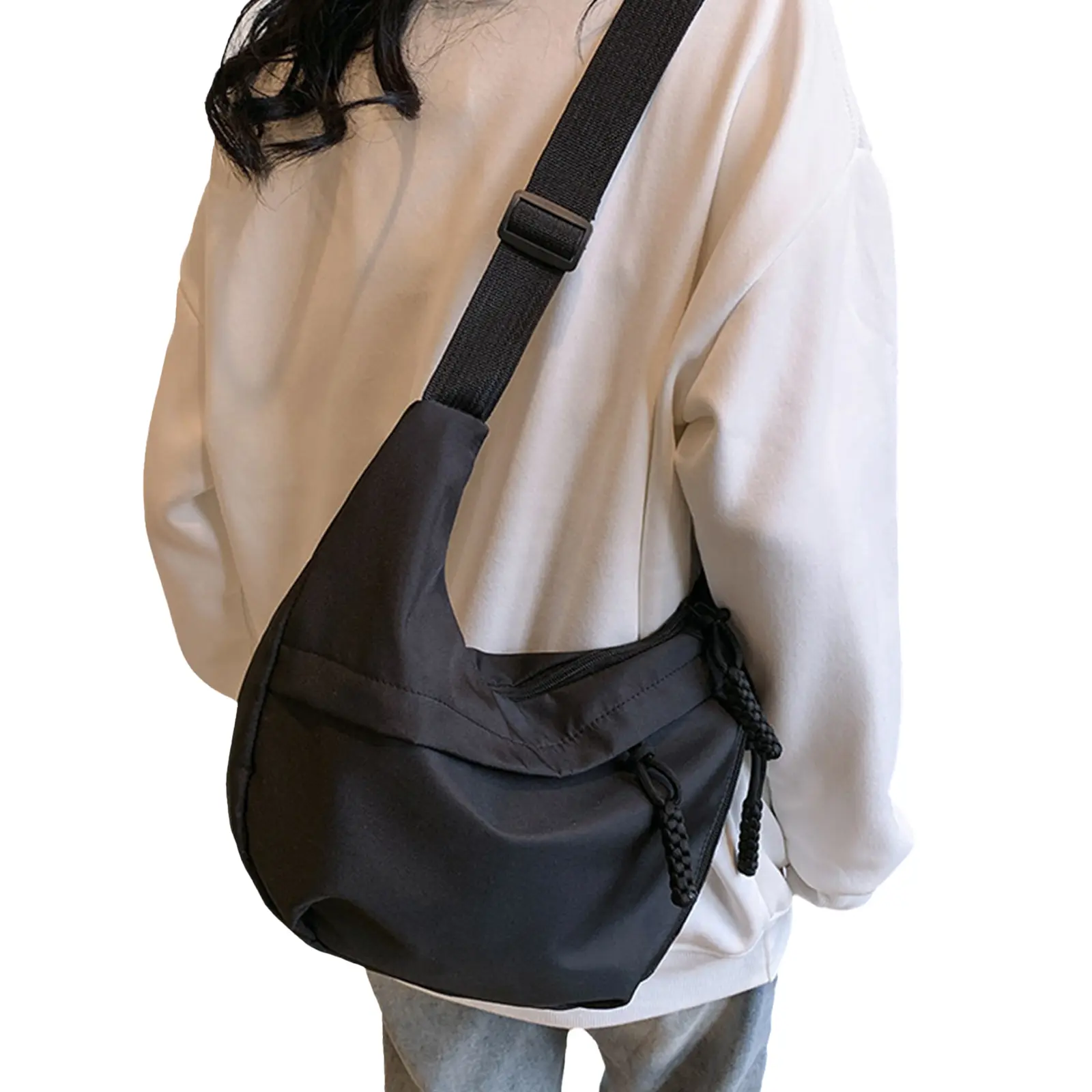 Fashion Single Shoulder Bags for women Oxford Cloth Crossbody Bags Large Capacity Commuting Crossbody Bag for Office Workers