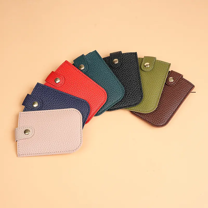 Portable and compact stacked pull-out bag, cross-border fashion 2025 new business card bag, card bag, women's ultra-thin hand-he
