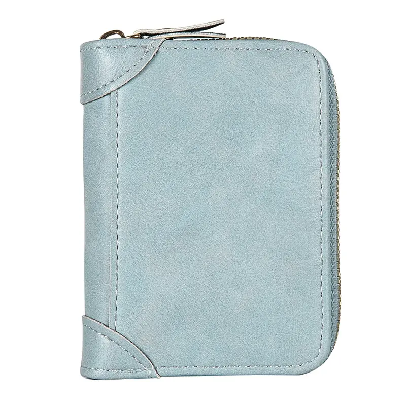 Women's Retro Large Capacity Card Holder Anti Magnetic Accordion Card Wallet