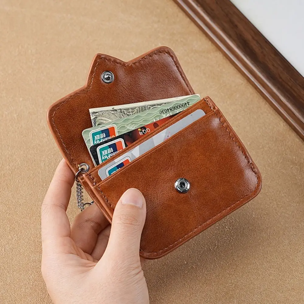 Women Lightweight PULeather Card Holder Cute Heart Shaped Small Wallet Multi-card Anti-magnetic Card Holder Travel Cash Coin Bag