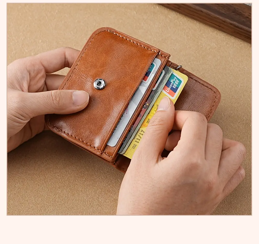 Women Lightweight PULeather Card Holder Cute Heart Shaped Small Wallet Multi-card Anti-magnetic Card Holder Travel Cash Coin Bag