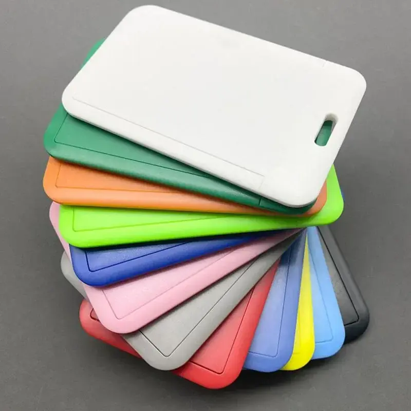 Fashion Plastic Card Cover Sleeve Unisex Business Credit ID Card Holder Student Bus Card Protect Holder Wallet Case Bag Pouch
