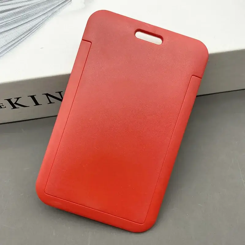 Fashion Plastic Card Cover Sleeve Unisex Business Credit ID Card Holder Student Bus Card Protect Holder Wallet Case Bag Pouch