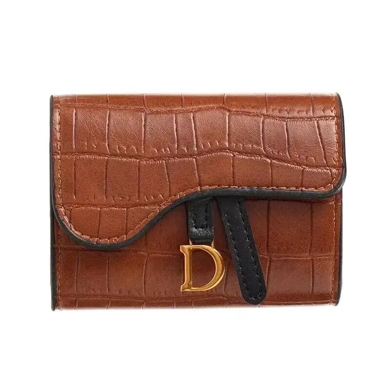 Card Bag Wallet Luxury Card Holder Korean Short Walet MiniPU Holder SmalMulti Letter Wallet Multi Functiona Clutch Women's Bag