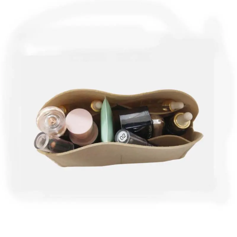 For Alma BB bag Insert Organizer Makeup Small Handbag Organize Inner Purse Portable Cosmetic bing Shell bag organizer Christmas