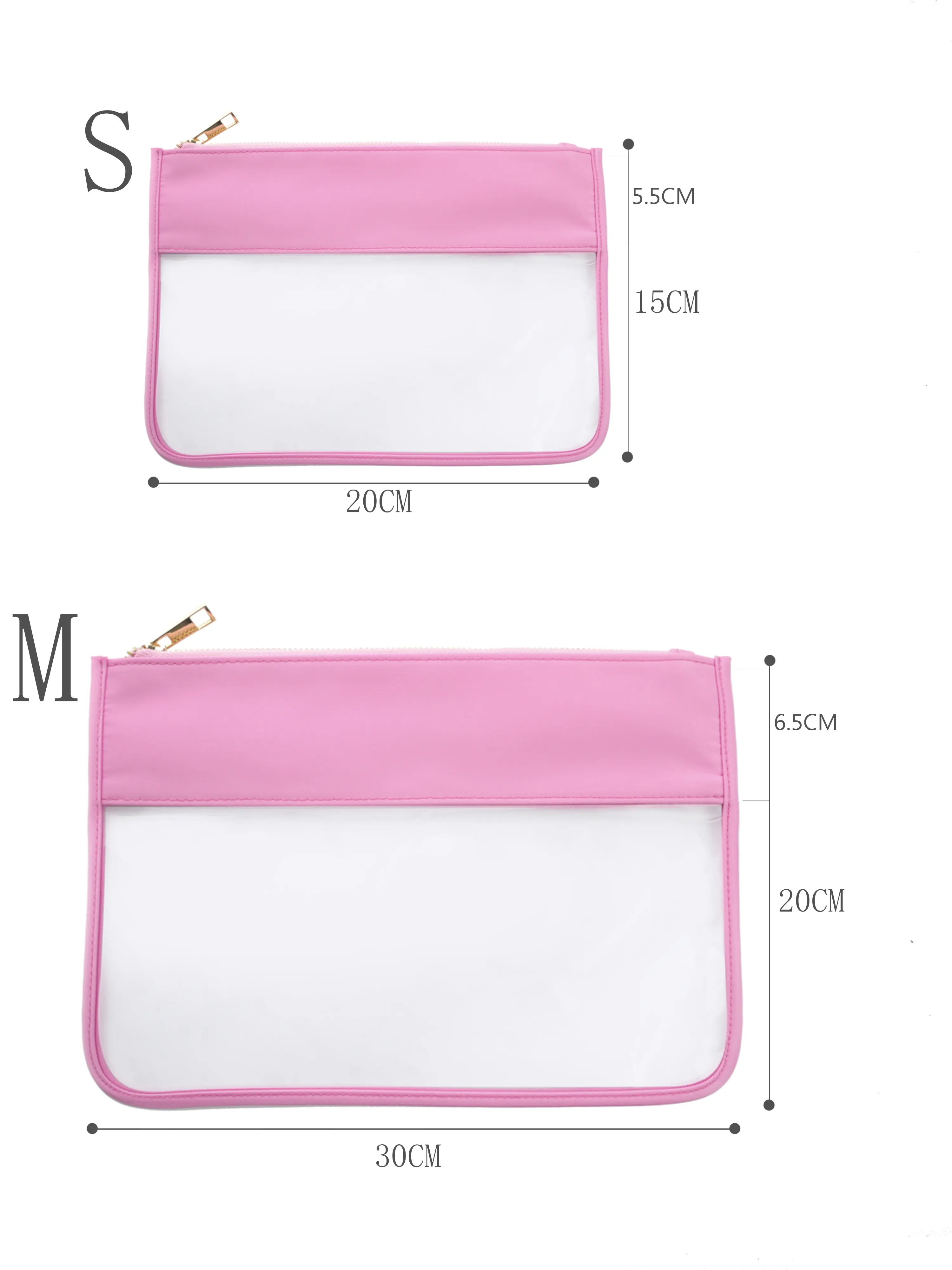 Toiletry Organizer Waterproof PVC Travel Cosmetic Portable Bag Transparent Zipper Storage bag  Female Wash Makeup Snacks Bag