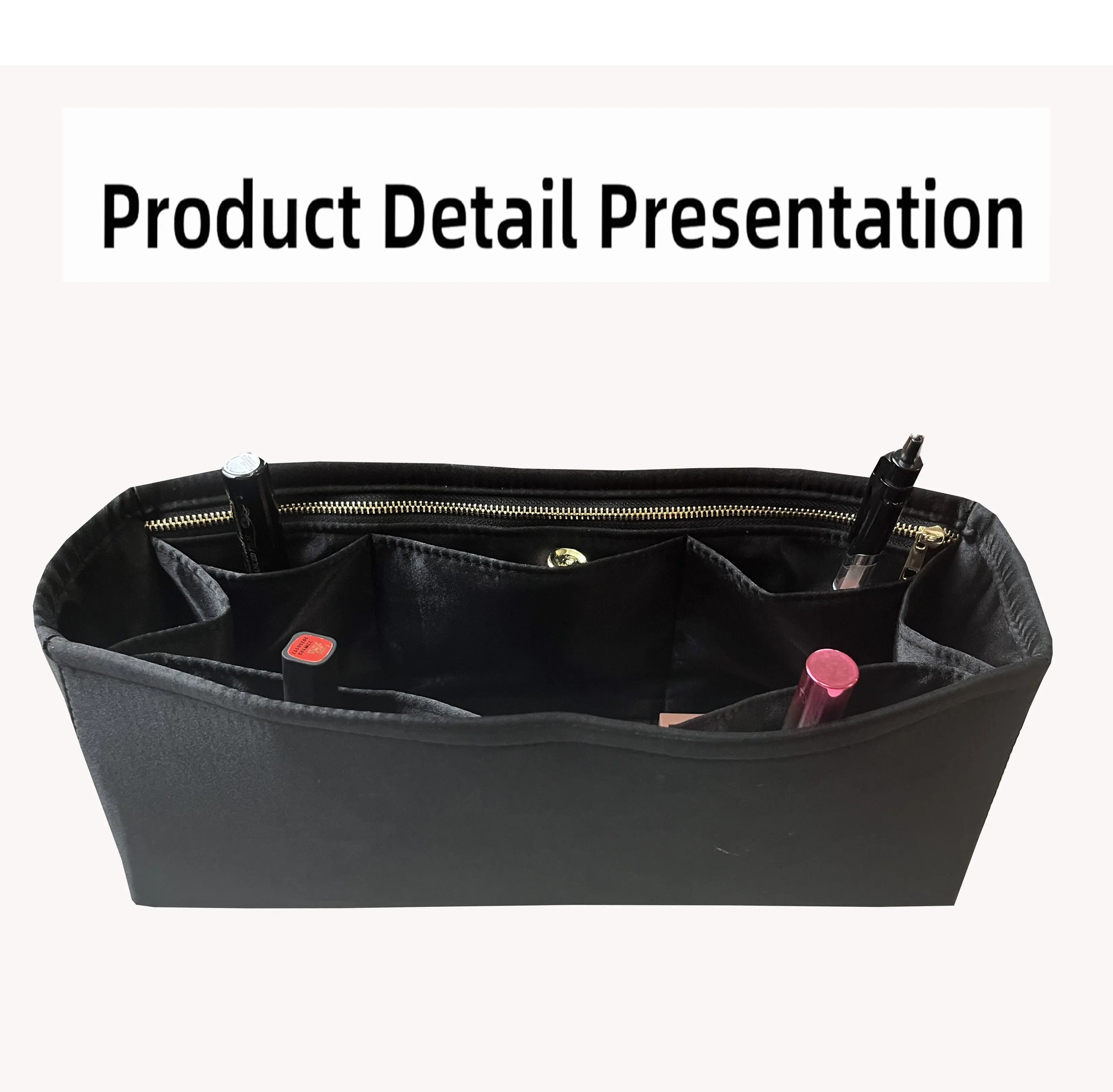 Purse Organizer Silky Smooth,Silk,Luxury Handbag Tote in Bag Shapers, Women- Fits Birkin25/30/35/40 Bags