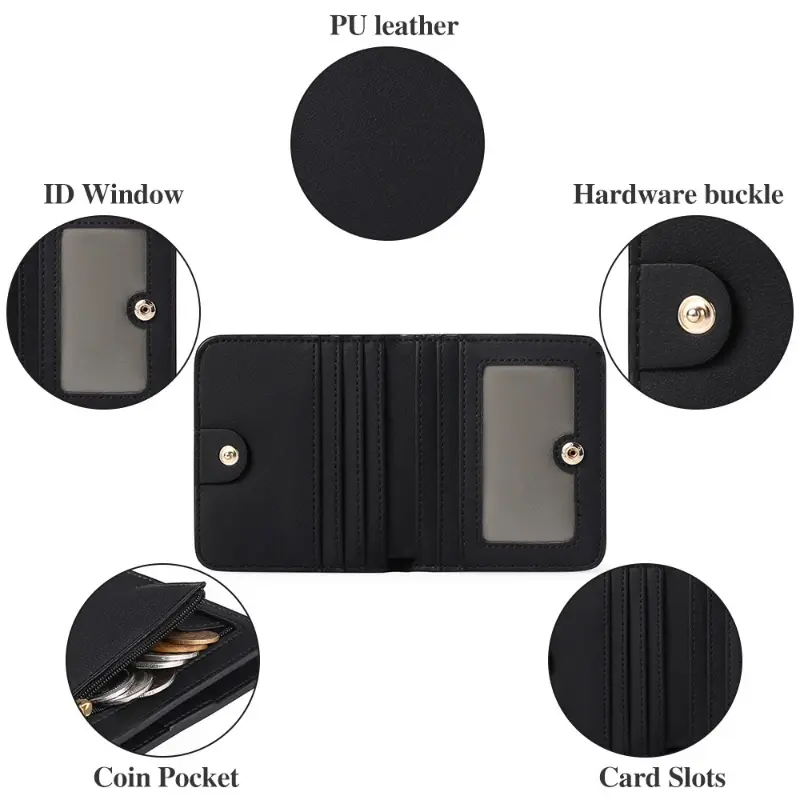 Women Short Wallet Multi Card Wallet Exquisite Wallet Men Coin Purse for Women Card Holder Coin Purse Cartera Hombre Billetera