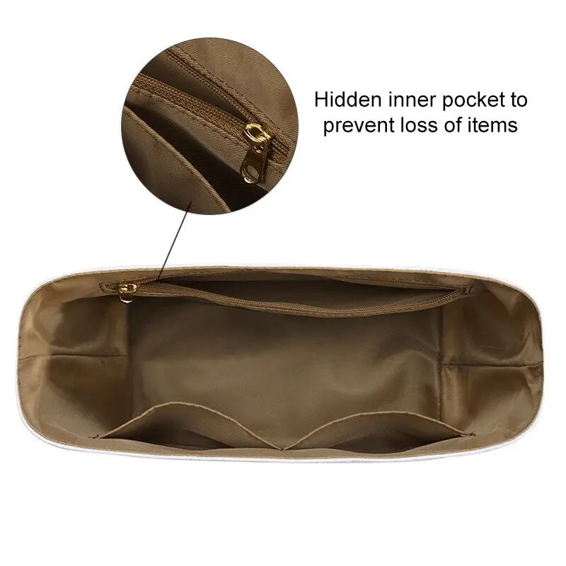 EverToner Dupont Paper Purse Organizer Insert for Go-yard SAINT LOUIS Mini GM PM Tote Inside Storage Bag Insert Inner Makeup Bag