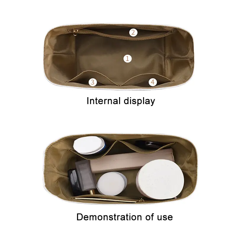 EverToner Dupont Paper Purse Organizer Insert for Go-yard SAINT LOUIS Mini GM PM Tote Inside Storage Bag Insert Inner Makeup Bag