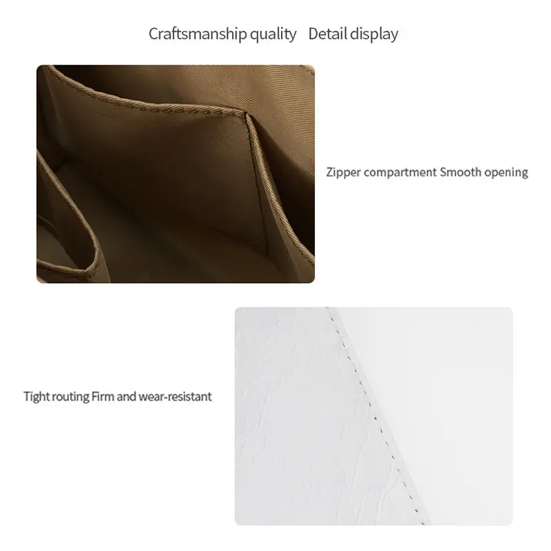EverToner Dupont Paper Purse Organizer Insert for Go-yard SAINT LOUIS Mini GM PM Tote Inside Storage Bag Insert Inner Makeup Bag