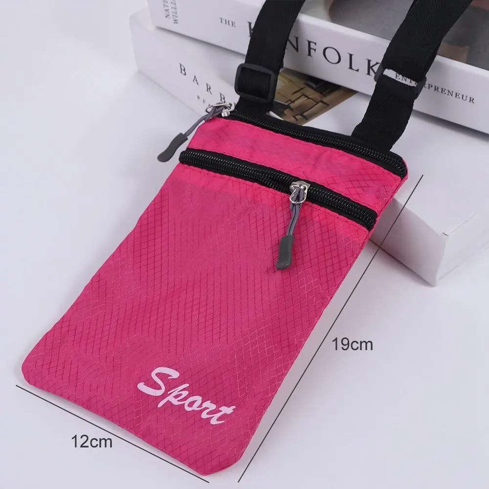 Traveling Outdoor Small Over The Shoulder Simple Fashion Storage Bag Letter Mobile Phone Bag Messenger Bag