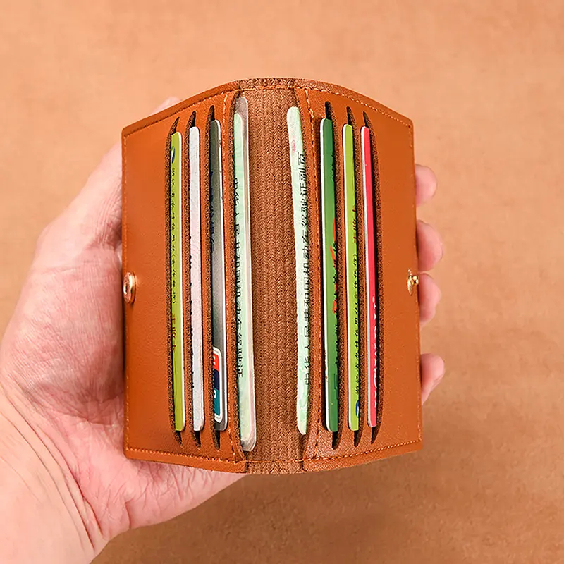 1Pc Card Bag Slim And Compact Bank ID Card Case Driver's License Wallet Simple And Anti Demagnetization Card Holder
