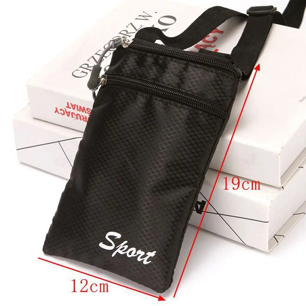 Traveling Outdoor Small Over The Shoulder Simple Fashion Storage Bag Letter Mobile Phone Bag Messenger Bag