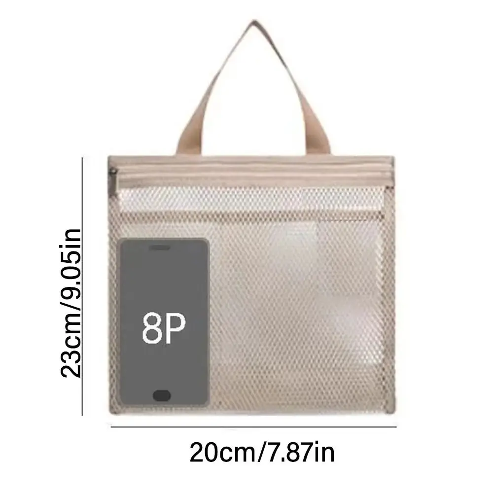 Mesh Makeup Toiletry Storage Bags Handbags Portable Travel Washing Body Shower Tools Organizer Hanging Cosmetic Organizer Pouch