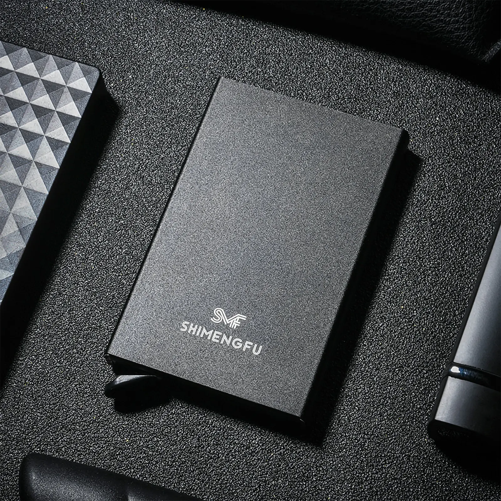ID Credit Card Holder Wallet 10 Cards Porte Carte Thin Aluminium Metal Anti-theft Pocket Case Women Purse Men Box Rfid Blocking
