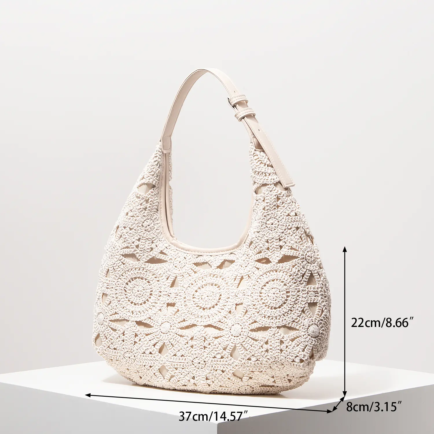 Pattern Hollow Woven Bag，Boho Beach Bags ，Premiun Style Shoulder Bag For Ladies，Vacaition Outfits Women,Travel Must Haves