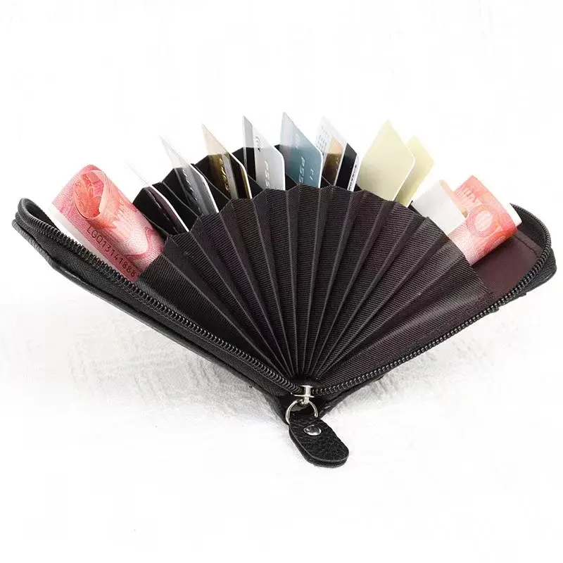 A stylish and exquisite wallet with multiple card slots and a compact design