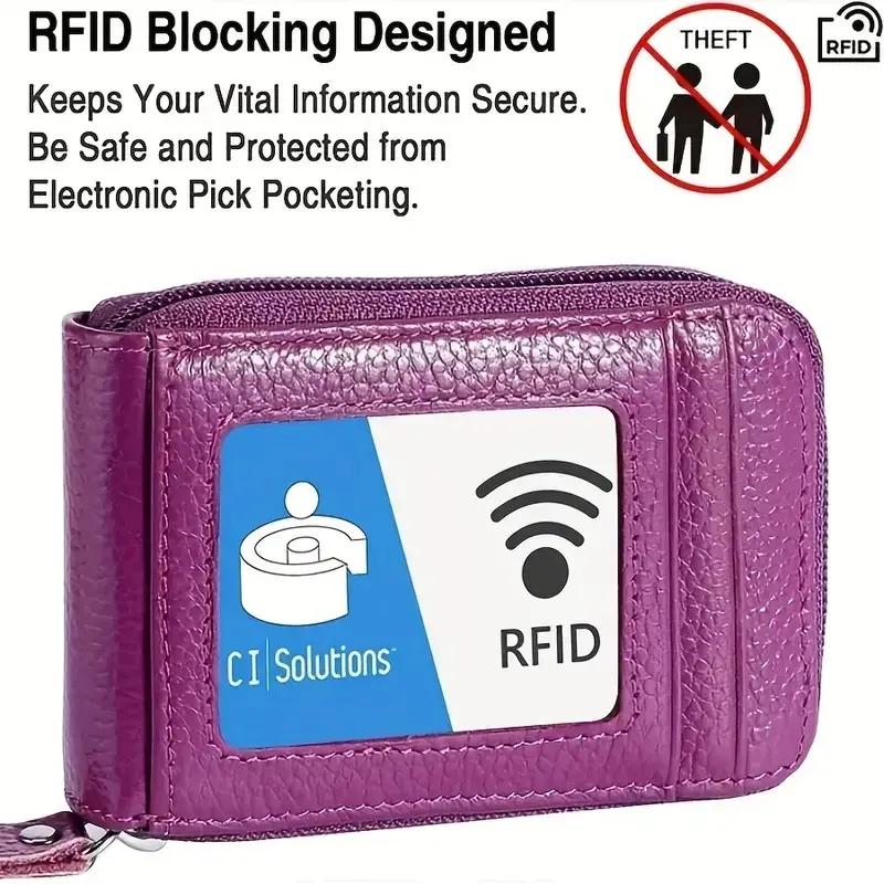 A stylish and exquisite wallet with multiple card slots and a compact design