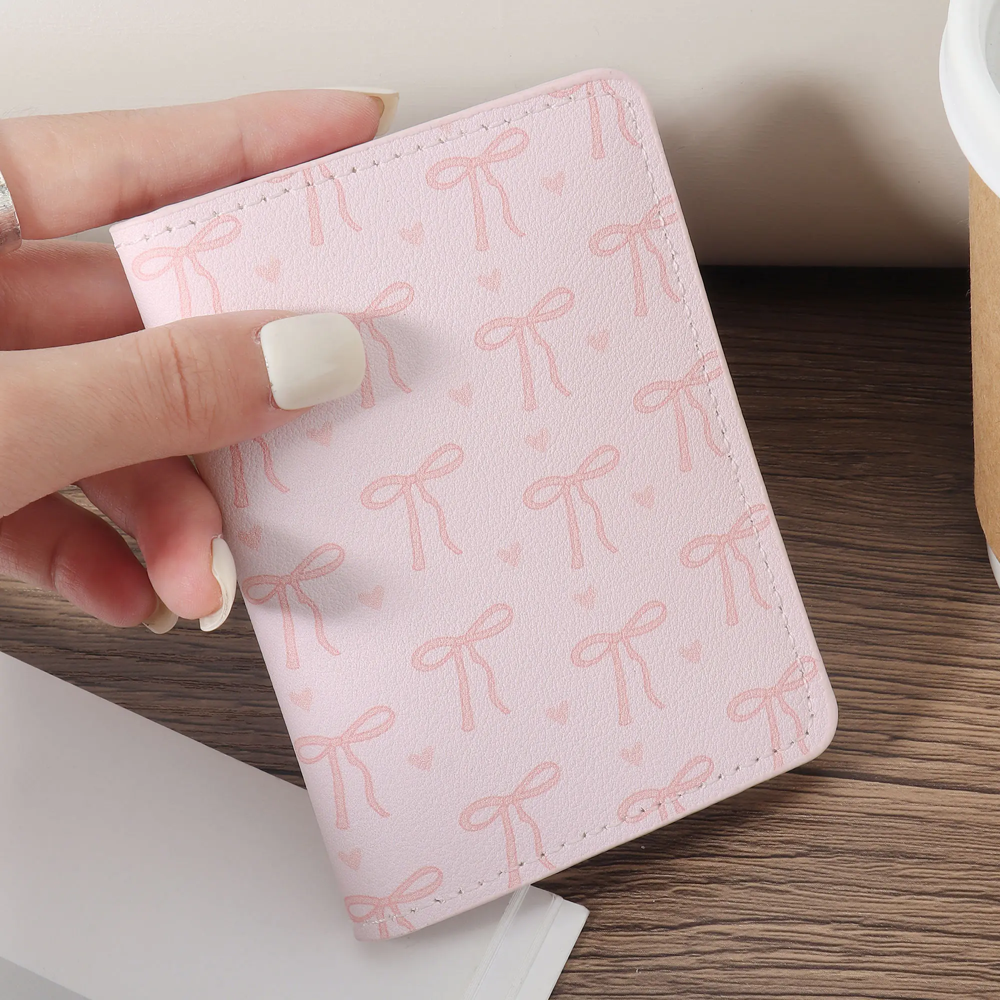 Stylish Simple Short Bifold Wallet, Lightweight Portable Small Credit Card Holder & Organizer, Women's Daily Versatile Clutch &
