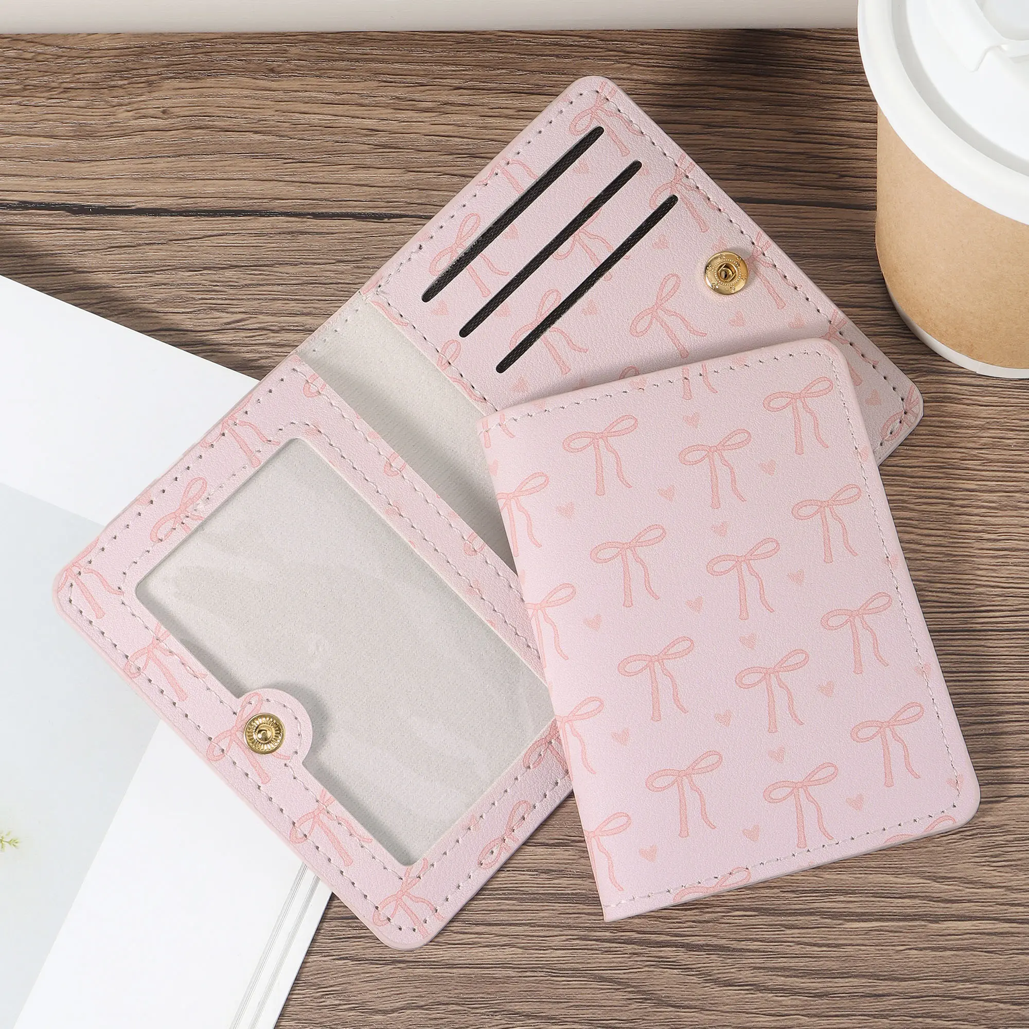Stylish Simple Short Bifold Wallet, Lightweight Portable Small Credit Card Holder & Organizer, Women's Daily Versatile Clutch &