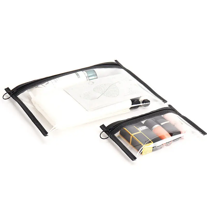 Wash Transparent Cosmetic Bag for Women Clear Zipper Makeup Bag Travel Female Makeup Brush Holder Organizer Toiletry Bag Clutch