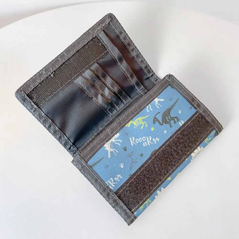 Children's Trifold Wallets Girls Boys Fashion Portable Card Holder Classic Multifunctional Short-style Coin Purse