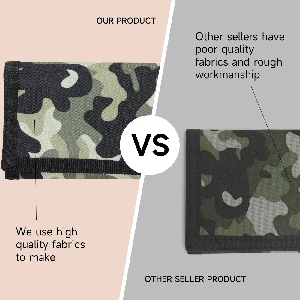 Camouflage  Wallets  For Men, Women and Kids Card Holder   Mini Wallet  Coin Money Bag Folding Wallet Gift