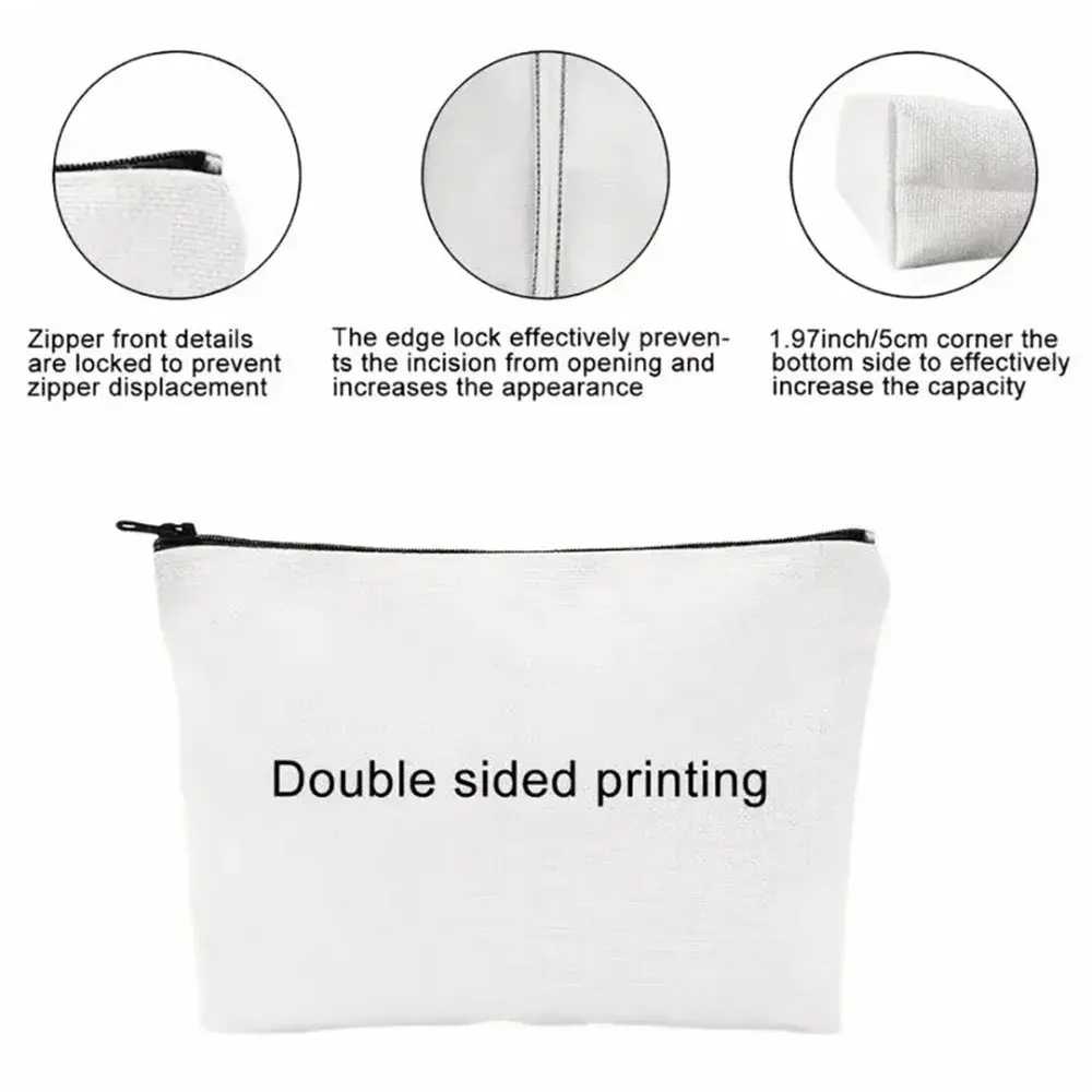 1pc Vintage Sardine Pattern Cosmetic Bag Travel Makeup Organizer for Toiletries & Brushes, Portable Unisex Design for Travel