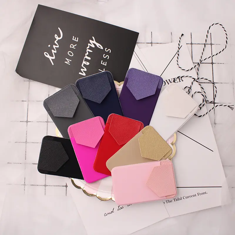 Phone Card Holder Wallet Case Phone Wallet Stick On Credit Card Holder Phone Pocket for Almost All Cell Phone