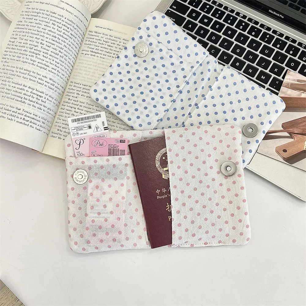 Women's Card Holders Korean Bow Cute Kawaii Sweet Storage Bag MultiFunctional Passport Ticket And Document Storage Card Bags
