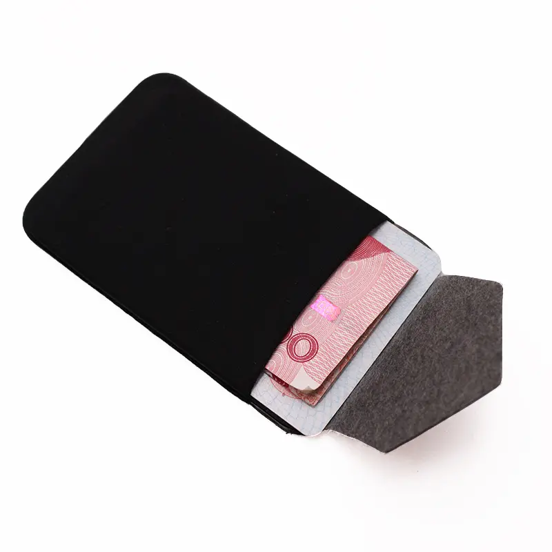 Phone Card Holder Wallet Case Phone Wallet Stick On Credit Card Holder Phone Pocket for Almost All Cell Phone