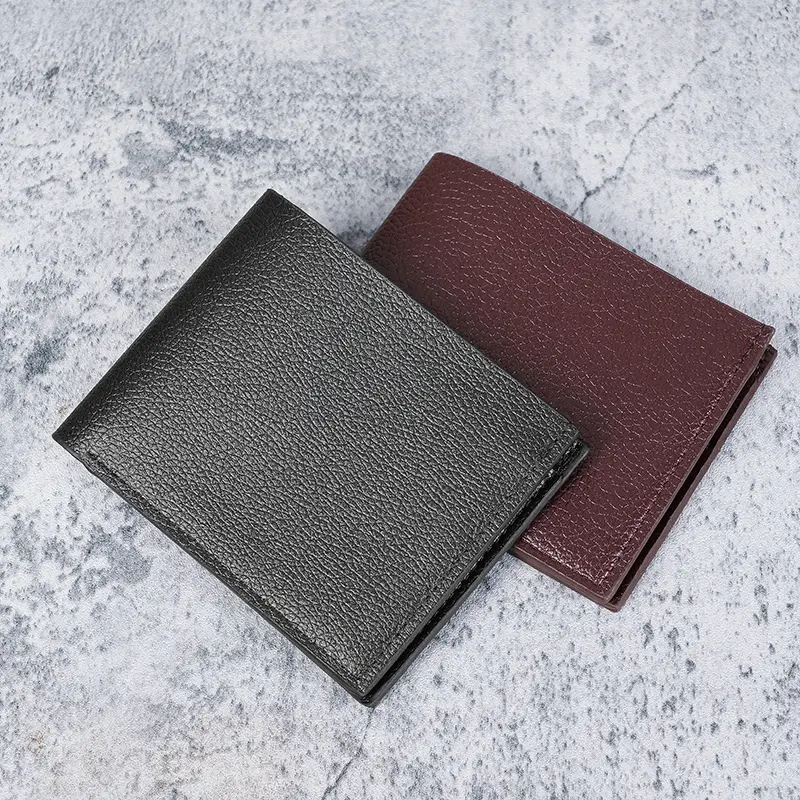 New cross-border supply pu change wallet wallet men's short multi-card large-capacity wallet factory wholesale