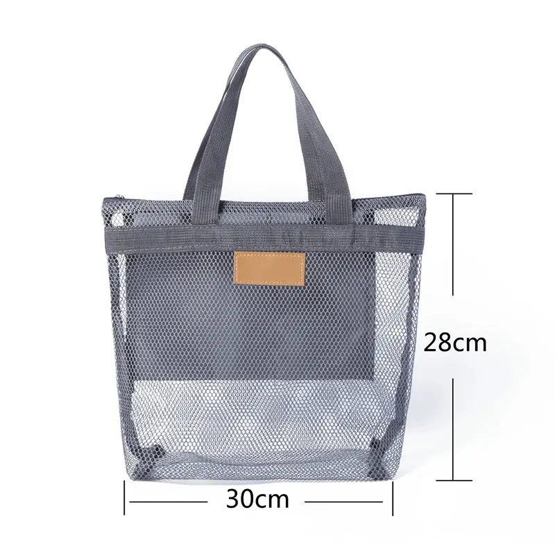 Large Travel Bag Organization Storage Bag Reusable Eco Bag Clothing Portable Outdoor Beach Mesh Pouch Bathroom Wash Bag Package