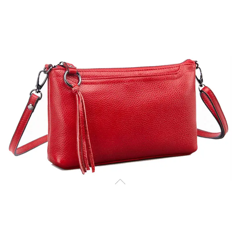 Women Fashion New Small Flap Bag Genuine Leather Chain Bag Female Trend Party Clutch Bag Crossbody Shoulder Bag Yellow G005