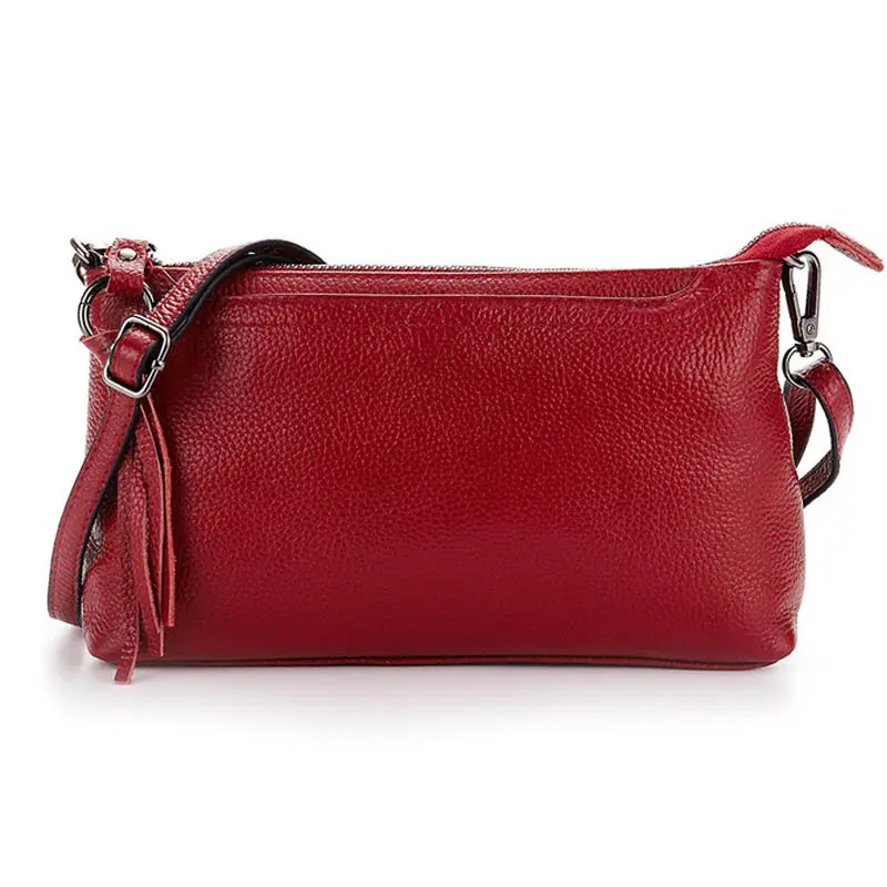 Women Fashion New Small Flap Bag Genuine Leather Chain Bag Female Trend Party Clutch Bag Crossbody Shoulder Bag Yellow G005