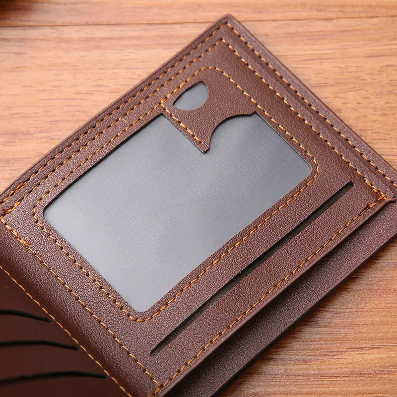 New men's short wallet Korean version of horizontal ribbon color money clip fashion student money clip manufacturers wholesale