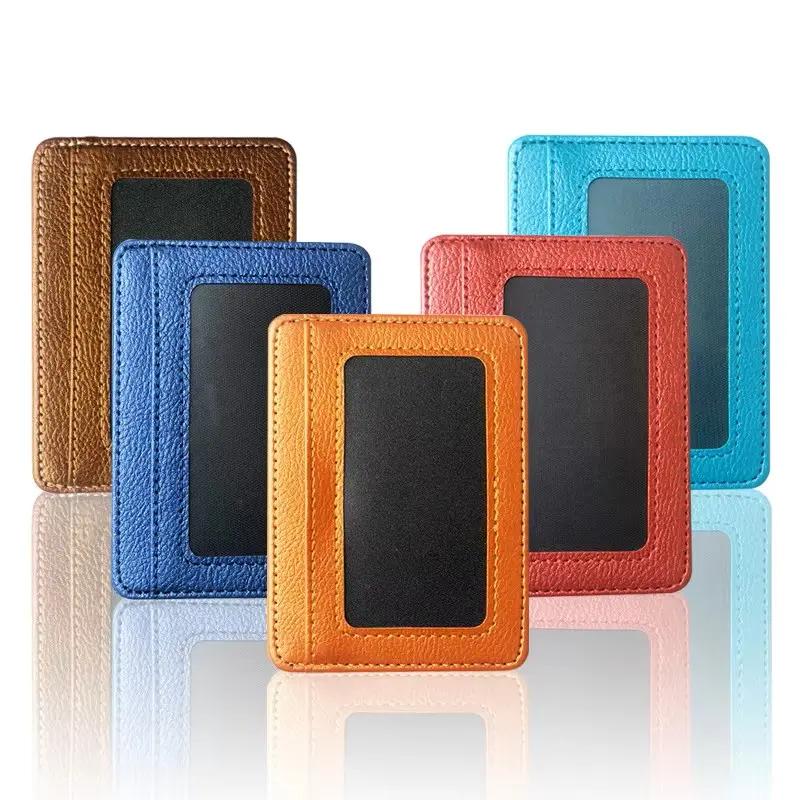 Thin PU Leather Mini Wallet Slim Bank Credit Card Holder Multi Card Slots Men's Business Small ID Case for Man Purse Cardholder