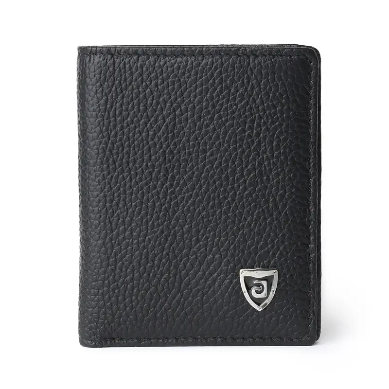 Small Wallet Men Genuine Leather Purses Cowhide Mini Wallets Black and Brown Quality Guarantee Card Holder Cartera