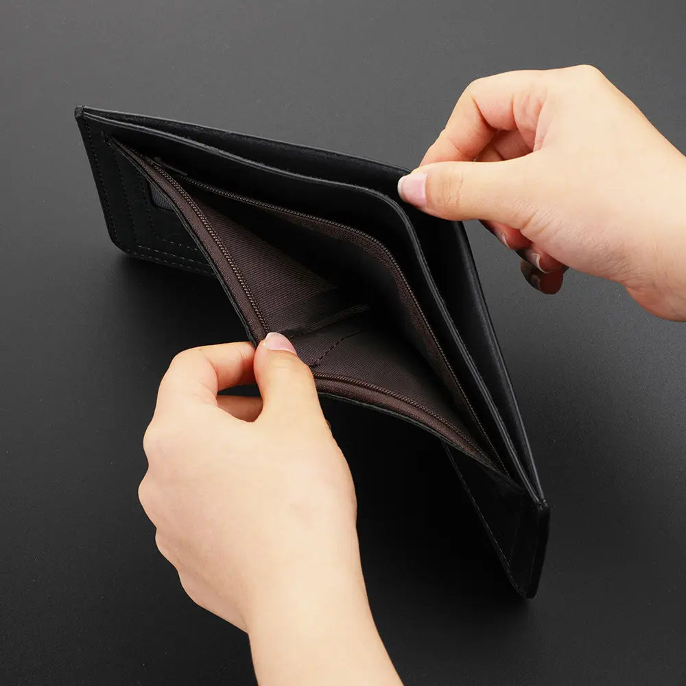Men's Wallet PU Leather Premium Sense Multi card Slot Business Slim Credit Card ID Card Holder Wallet
